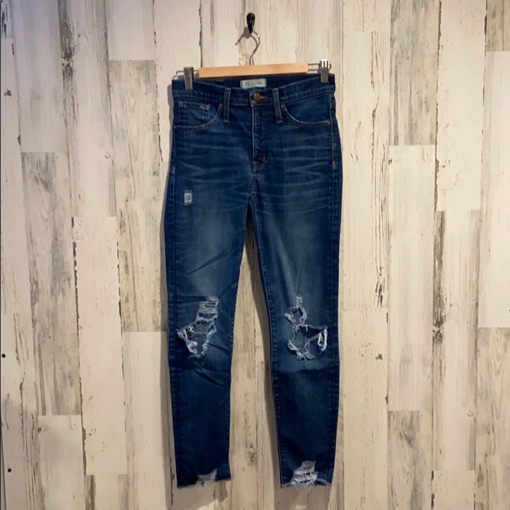 Madewell 9 inch high rise skinny